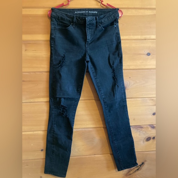 Articles of Society skinny jeans • faded black High Rise • size 28/6 • EUC • 😍 - Picture 4 of 11